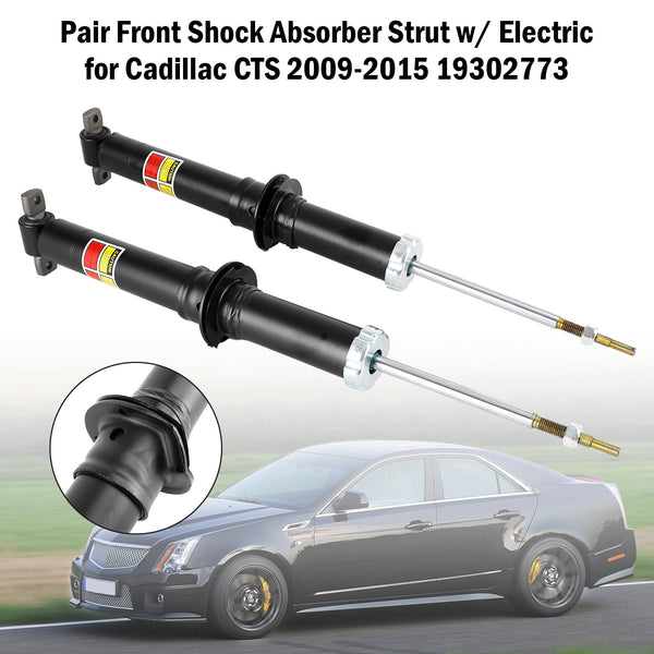 2009-2015 Cadillac CTS Pair Front Shock Absorber Strut w/Electric 19181636 19302773 Generic
