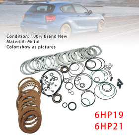 Auto Transmission Master Rebuild Kit Clutch Plates 6HP19 6HP21 For BMW 2004-ON