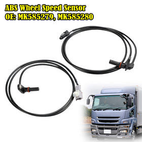 Mitsubishi Fuso Canter 3.0 2Pcs Rear Left & Right ABS Wheel Speed Sensor MK585279 MK585280 Generic