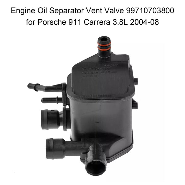 2005-2008 Porsche Engine Oil Separator Vent Valve 99710703800 90033105340 Generic