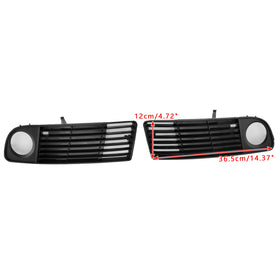 1998-2001 Audi A6 C5 2PCS Front Lower Bumper Fog Light Cover Grille 4B0807681S 4B0807682S Generic