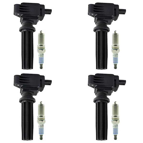 2015-2016 Ford Escape Trend Sport Utility 4-Door 4X Ignition Coils+Spark Plugs UF670 Generic