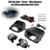 2023-2024 Chevrolet Colorado Pair Front Bumper LED Fog Light Kit W/DOT SAE 42737706 42737708 Generic