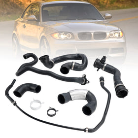 2008-2010 BMW 135i 6PCS Radiator Coolant Water Hose Pipe Kit W1939C Generic