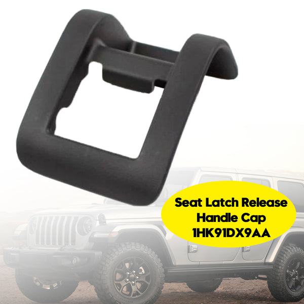 Folding Seat Latch Release Handle Cap 1HK91DX9AA Fits For Jeep Wrangler 11-18