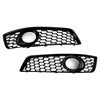 2009-2013 Audi A3 8P Standard Version Honeycomb Bumper Front Fog Light Grill Grille Cover Generic