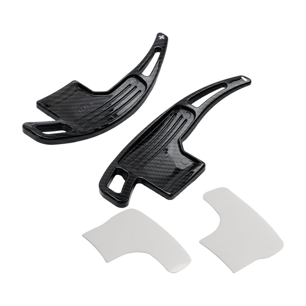 2015-2023 Ford Mustang Carbon Style Paddle Shifter Trim Accessories Black Generic