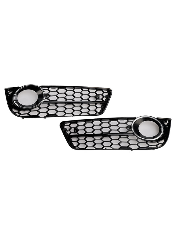 2007-2011 Audi A5 Standard Style 2PCS Honeycomb Front Fog Lamp Cover Grille 1522024 Generic