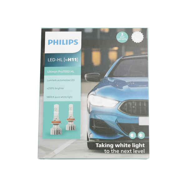 For Philips 11362U70X2 Ultinon Pro7000 LED-HL 5800K +250% Brighter 13W Generic