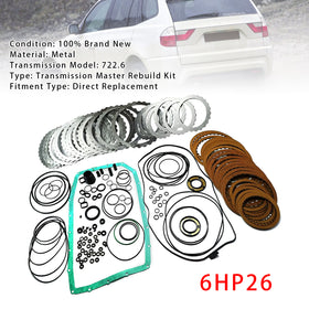 6HP26 Auto Transmission Master Rebuild Kit Overhaul Clutch Plates For BMW