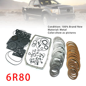 6R80 Auto Transmission Master Rebuild Kit Clutch Plates For Ford Lincoln