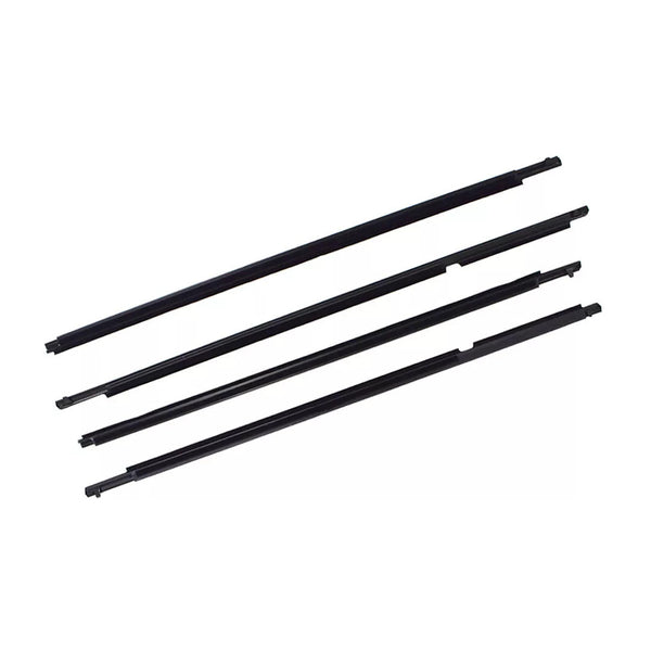 4Pcs Weatherstrip Window Moulding Trim Seal Belt For Toyota Highlander 2008-2010