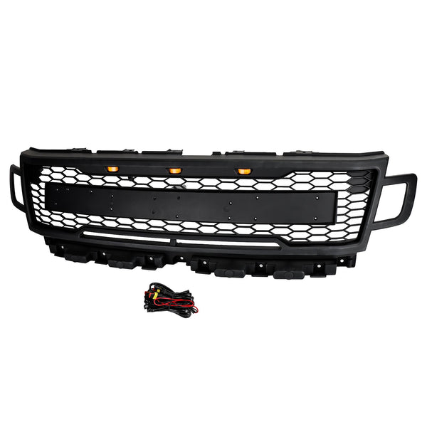 2018-2021 Ford Expedition Front Bumper Grill Grill Raptor Style W/LED Generic