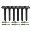 2011-2014 Dodge Avenger 3.6L V6 6PCS Ignition Coil+Spark Plug UF648 GN10616 36-8196 Generic