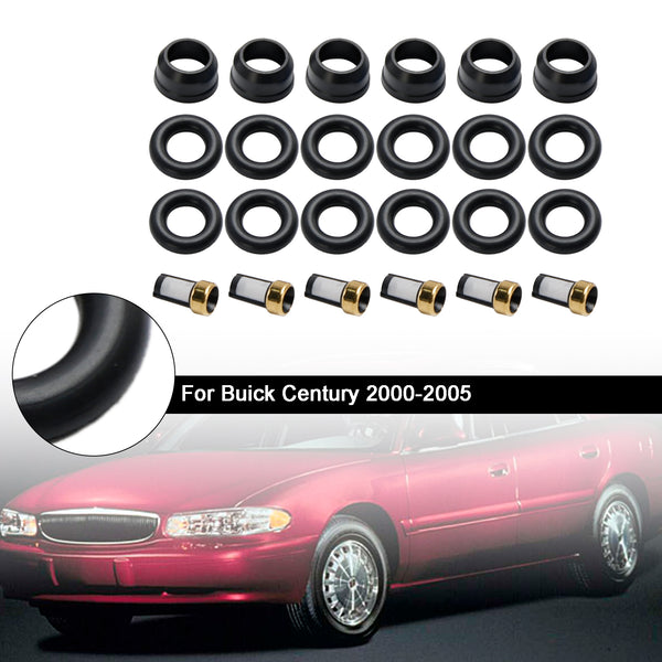 2001-2005 Buick LeSabre Park Avenue 6Pcs Fuel Injector Repair Kit O-Rings FJ318 Generic