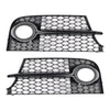 2011-2014 Audi TT MK2 S-LINE TTS Honeycomb Front Bumper Fog Light Grille 8J0807681KT94 8J0807682KT94 Generic
