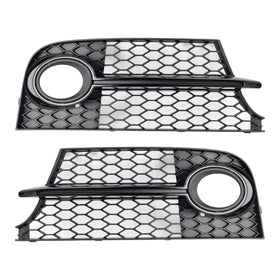 2011-2014 Audi TT MK2 S-LINE TTS Honeycomb Front Bumper Fog Light Grille 8J0807681KT94 8J0807682KT94 Generic