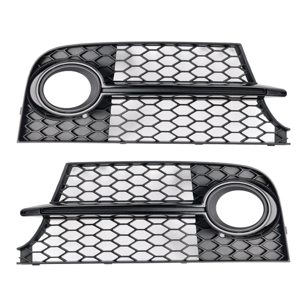 2011-2014 Audi TT MK2 S-LINE TTS Honeycomb Front Bumper Fog Light Grille 8J0807681KT94 8J0807682KT94 Generic