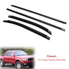 2000-2004 Toyota Tacoma 4pcs Front Door Window Belt Weatherstrip KT2023 Generic