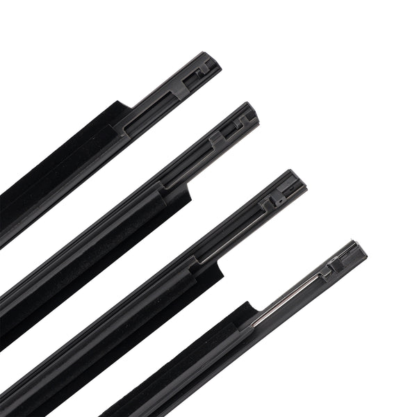 Land Cruiser LC100 1998-2007 4PCS Door Glass Belt Outer Molding Weatherstrip