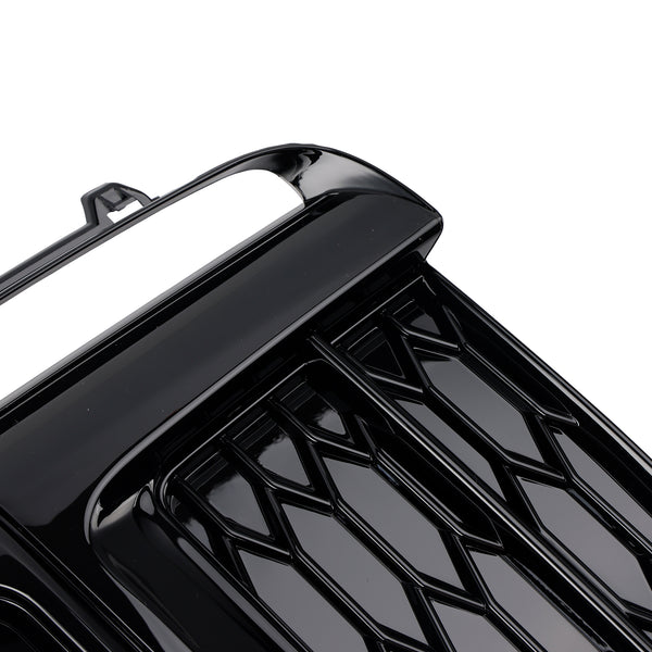 Front Bumper Fog Light Grille Cover Grill Fit Audi A5 S-Line S5 2018-2019