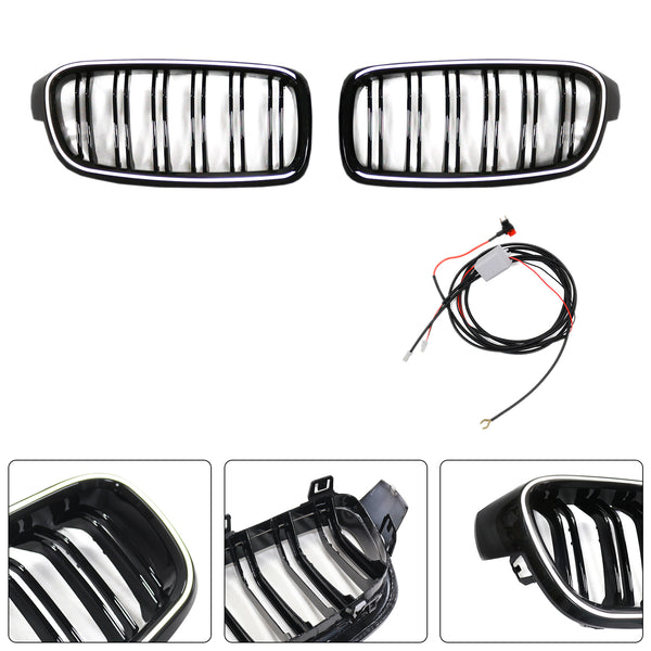 2012-2019 BMW 3 Series F30 F31 F35 Double Slat Front Kidney Grille Grill 51137263481 Generic