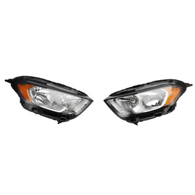 2018-2022 Ford EcoSport (Left Hand Drive) Left+ Rihgt Headlight With Bulbs Halogen GN1Z13008AD GN1Z13008AM Generic