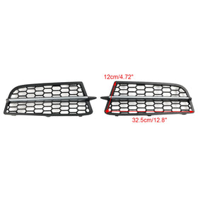 2011-2015 BMW 1-Series F20 F21 M 2PCS Front Bumper Fog Light Cover Bezel Grill Grille 51118053803 51118053804 Generic