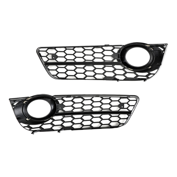 2007-2011 Audi A5 Standart Style Pair Honeycomb Front Fog Lamp Cover Grill 1522024 Generic