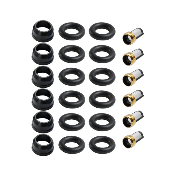 2000-2005 Chevrolet Impala Venture Monte Carlo 6Pcs Fuel Injector Repair Kit O-Rings FJ318 Generic