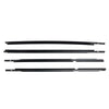 2005-2011 Toyota Yaris (NCP90, NCP91, KSP90, ZSP90) 4pcs Outer Door Glass Weatherstrip Moulding 68160-52110 68210-52110 Generic