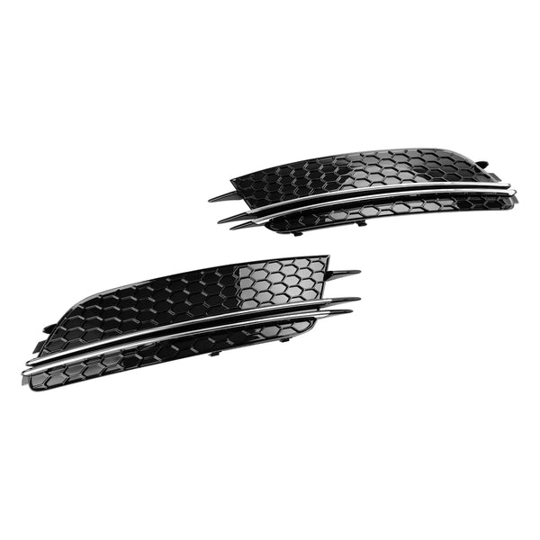 2012-2015 Audi A6 4G C7 Sedan / Avant Standard Version 2PCS Front Fog Light Cover Bezel Grill Grille 7911070549 Generic