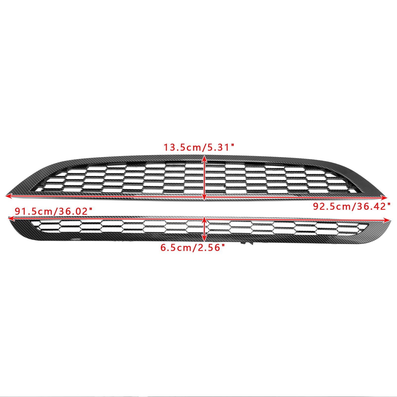 2002-2006 Mini Cooper R50 R52 R53 2Pcs Honeycomb Mesh Front Grille Gri ...