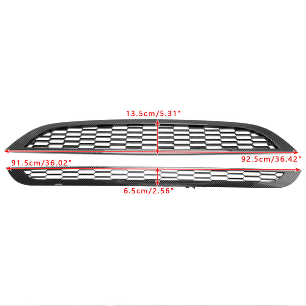 2002-2006 Mini Cooper R50 R52 R53 2Pcs Honeycomb Mesh Front Grille Grill Generic