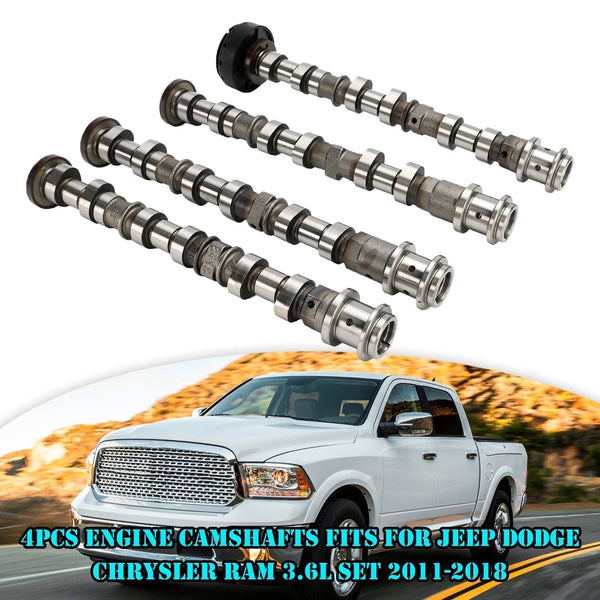 2011-2015 Dodge Durango 4Pcs Engine Camshafts 5184377AG 5184378AG Generic