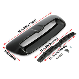 2012-2015 Mini Cooper S/JCW Roadster Convertible (R59) Hood Grill Air Intake Vent Scoop 51132756095 51132757694 Generic