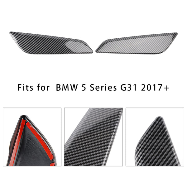 2017+ BMW Carbon Fiber Style Fender Side Air Vent Trims Generic