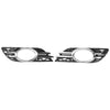 2008-2009 Mercedes-Benz E-Class W211 E300 Front Fog Light Grill Chrome Trim Cover Set 2118850822 Generic