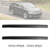 2009-2011 Toyota Venza Base 2PCS Roof Drip Molding Trim Left & Right Side Rubber 75556-0T020 75556-0T021 Generic