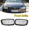 g]2012-2019 BMW 3 Series F30 F31 F35 Gloss Black Front Kidney Grill 51137263481 51137263482 Generic