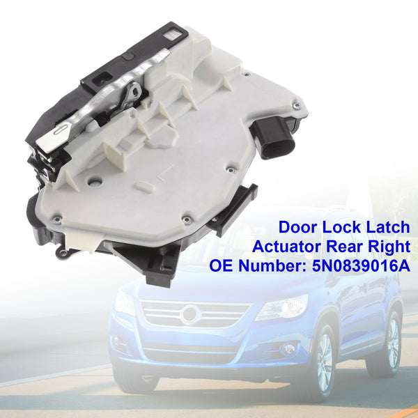 Door Lock Latch Actuator Rear Right 5N0839016A For VW Tiguan CC Amarok