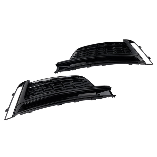 Front Bumper Fog Light Grille Cover Grill Fit Audi A5 S-Line S5 2018-2019