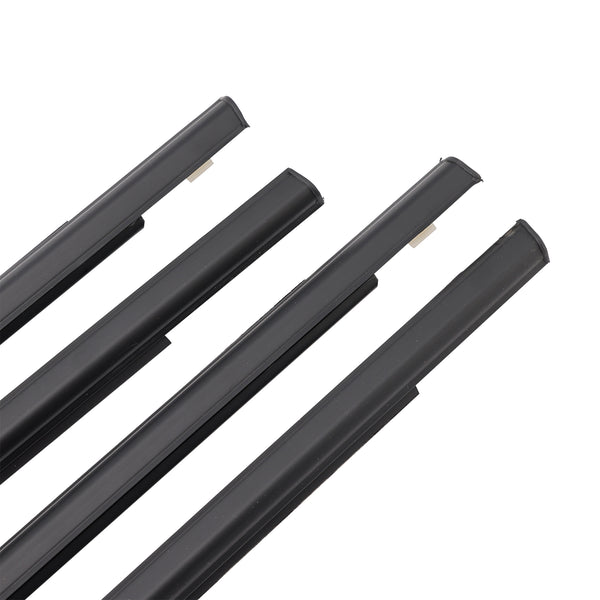 4PCS Door Glass Belt Outer Molding Weatherstrip For Suzuki Grand Vitara 09-13