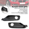 2013-2015 BMW ActiveHybrid 3 2PCS Front Bumper Fog Light Grille Covers 51117300739 51117300740 Generic