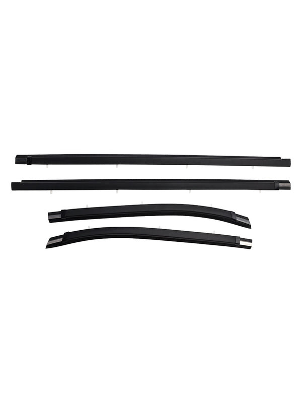 2000-2004 Toyota Tacoma 4pcs Front Door Window Belt Weatherstrip KT2023 Generic