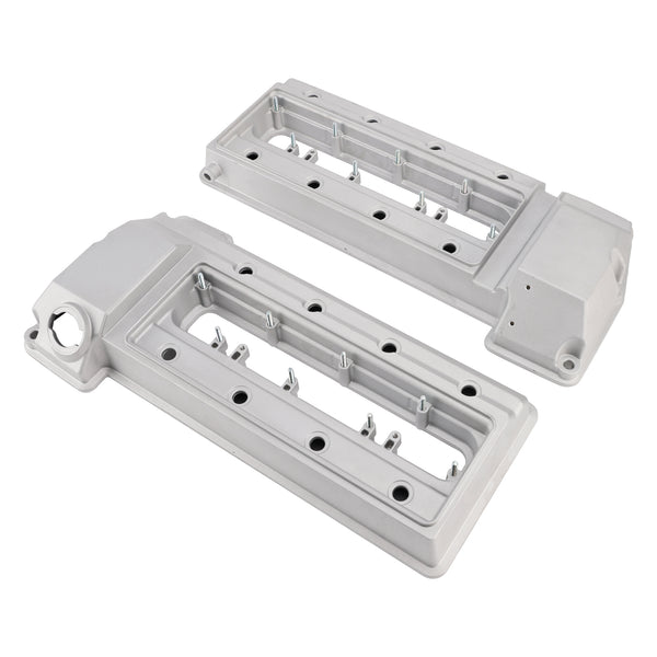 1998-2003 BMW 540i E39 V8 4.4L Left+Right Engine Valve Cover 11121703175 11121703172 Generic