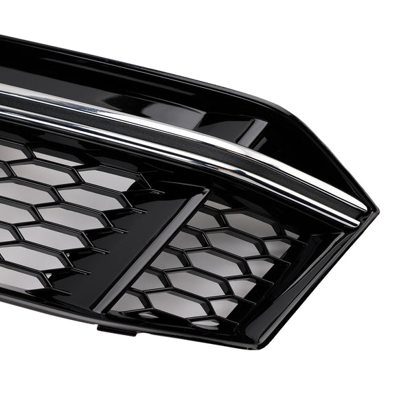 2016-2018 Audi S4 / A4 S-Line B9 2PCS Fog Light Cover Grille 8W0 807 681 K 8W0 807 682 K Generic