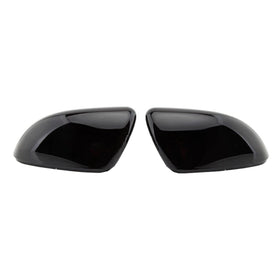 2pcs Gloss Black Door Wing Mirror Cover Caps Casing For VW Golf MK6 2009-2013
