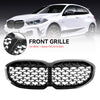 2019-2024 BMW 1 Series F40 Gloss Black Diamond Front Kidney Grill Grille Generic
