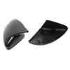 2pcs Gloss Black Door Wing Mirror Cover Caps Casing For VW Golf MK7 2015-2019